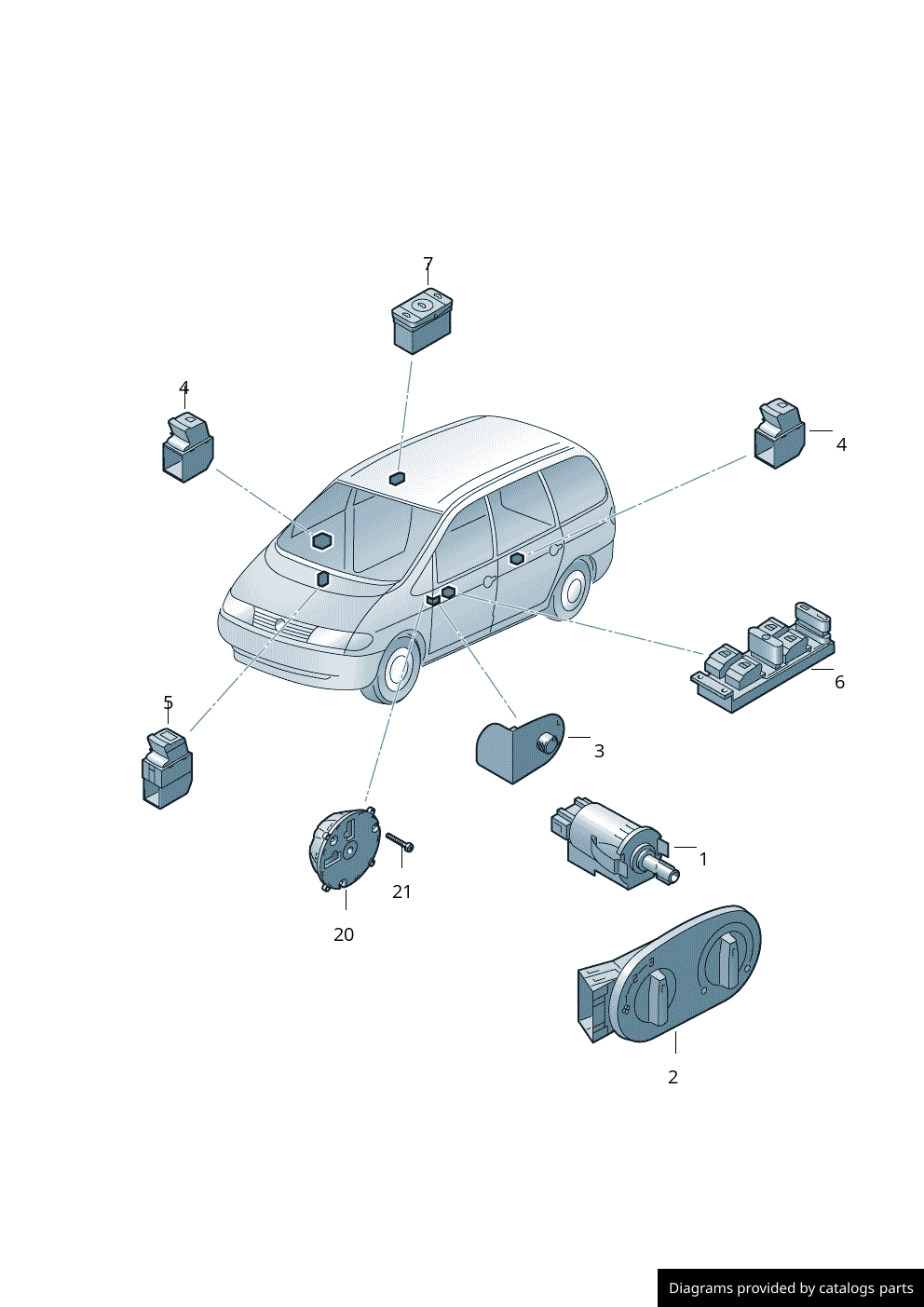Car part diagram