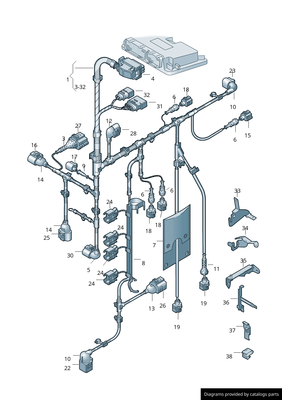 Car part diagram