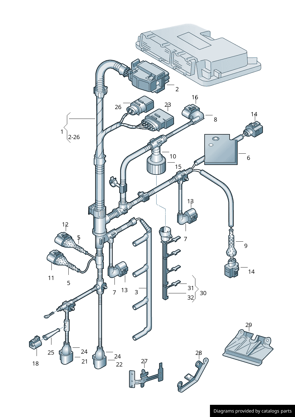 Car part diagram