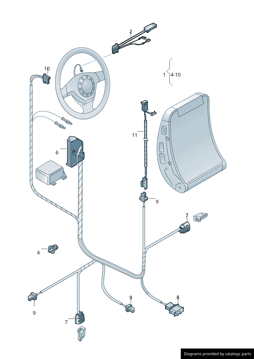 Car part diagram