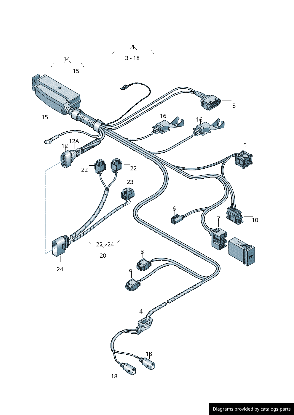 Car part diagram