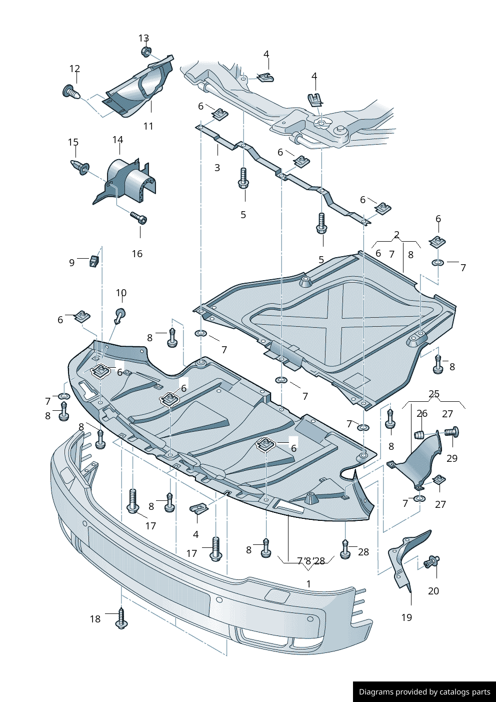 Car part diagram