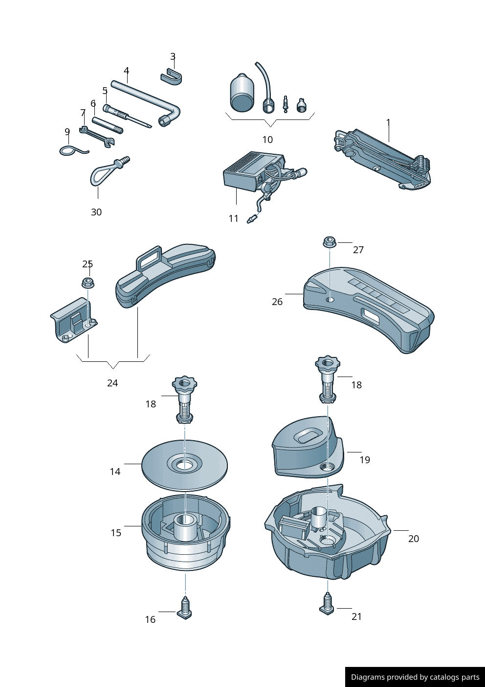 Car part diagram