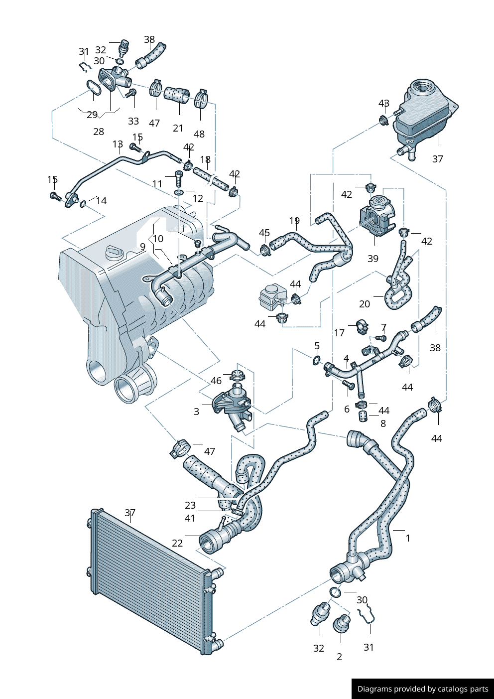 Car part diagram