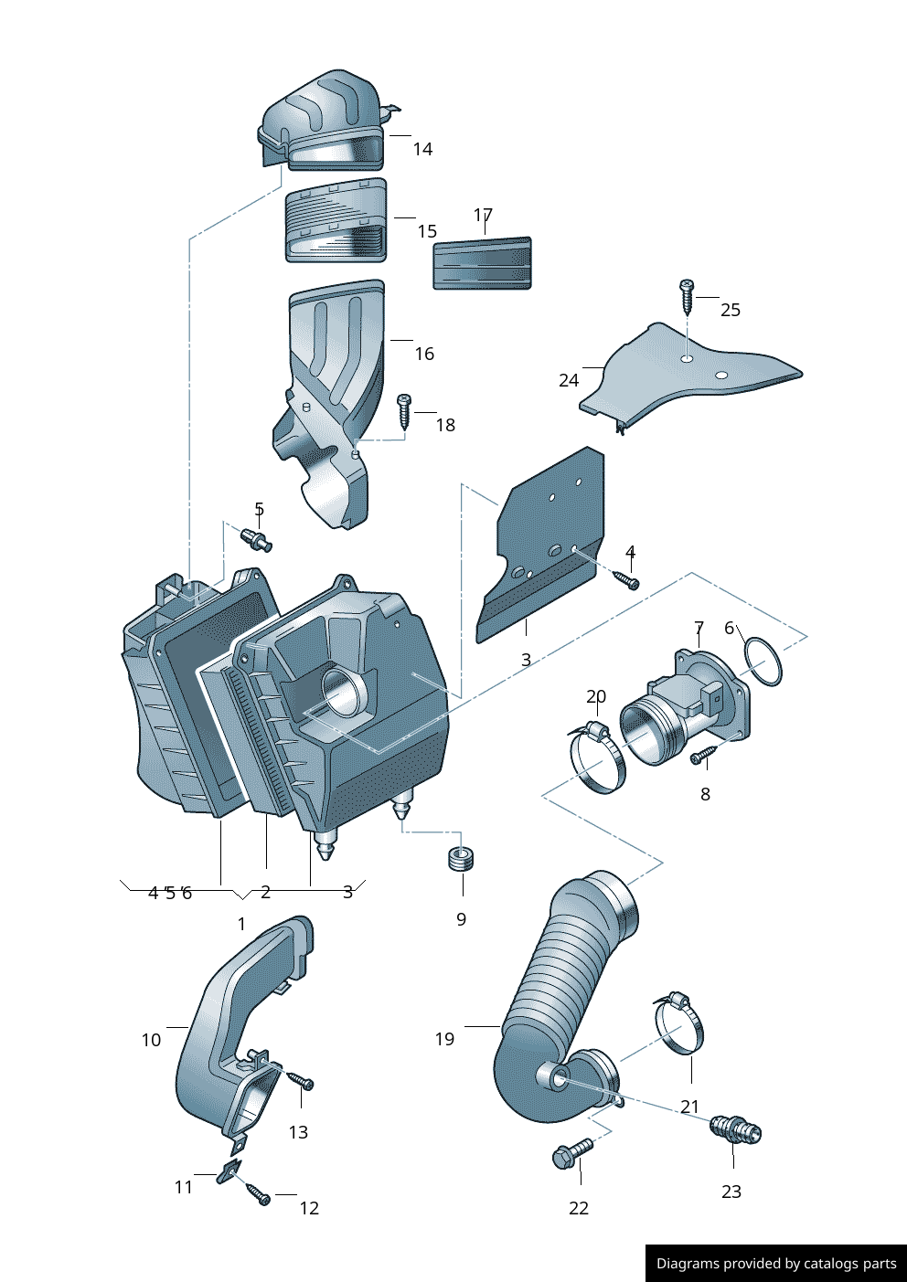 Car part diagram