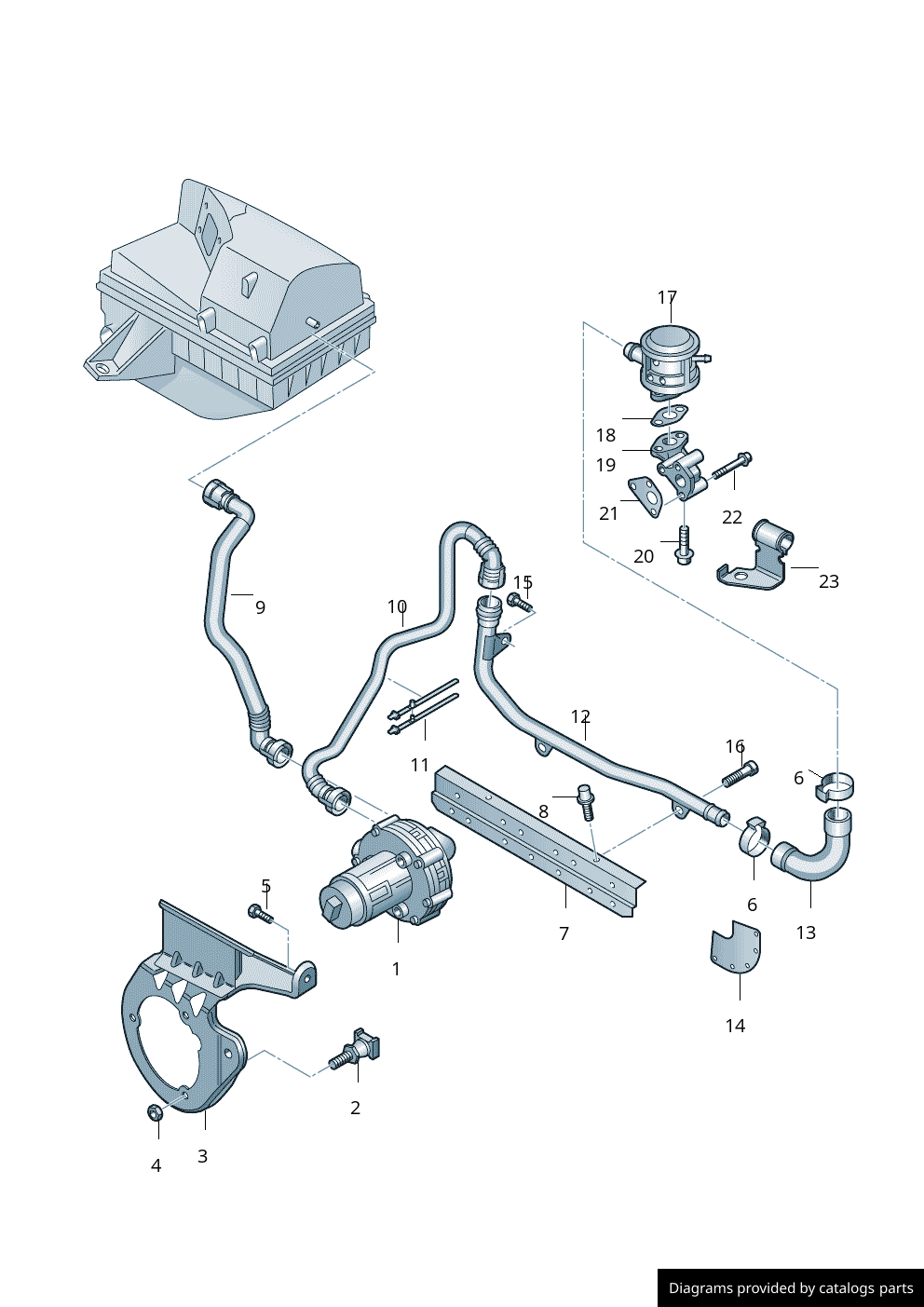 Car part diagram