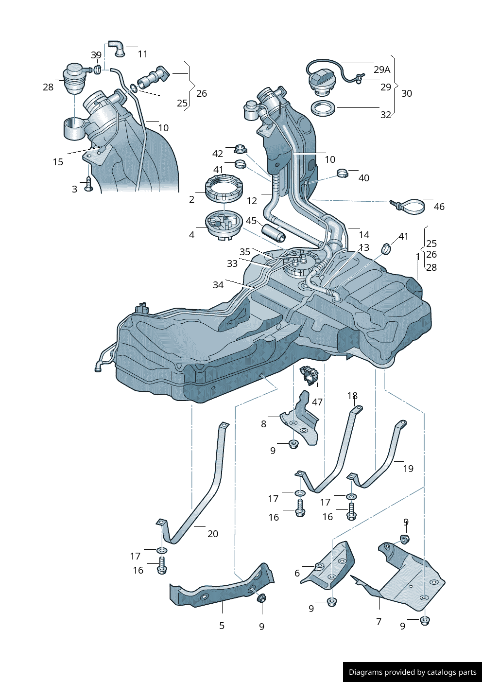 Car part diagram