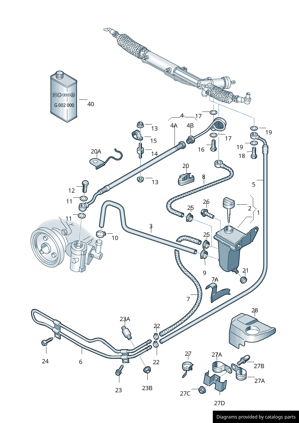 Car part diagram