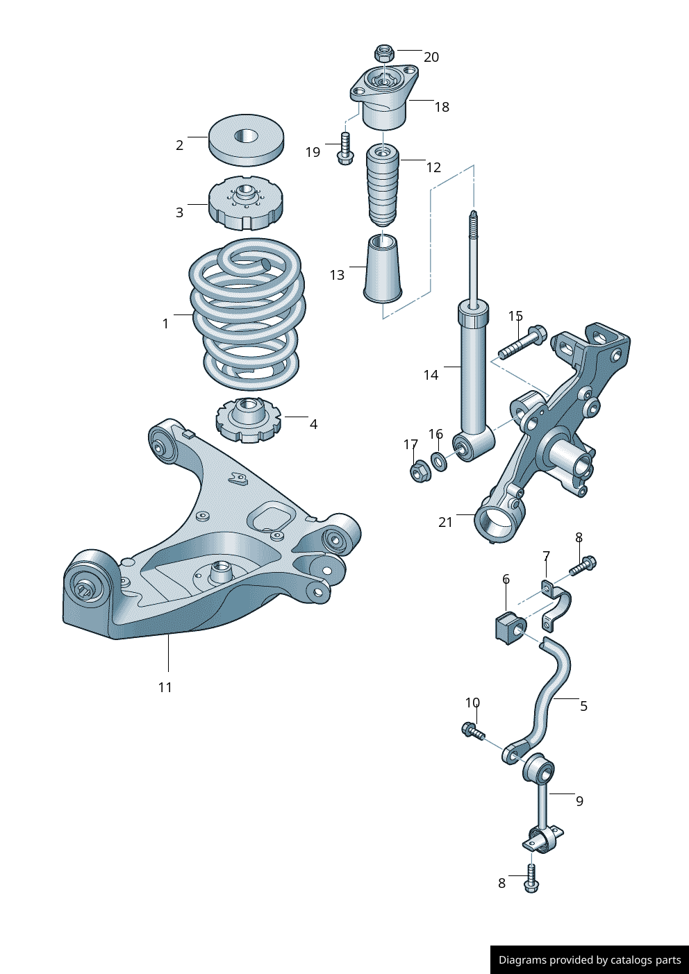 Car part diagram