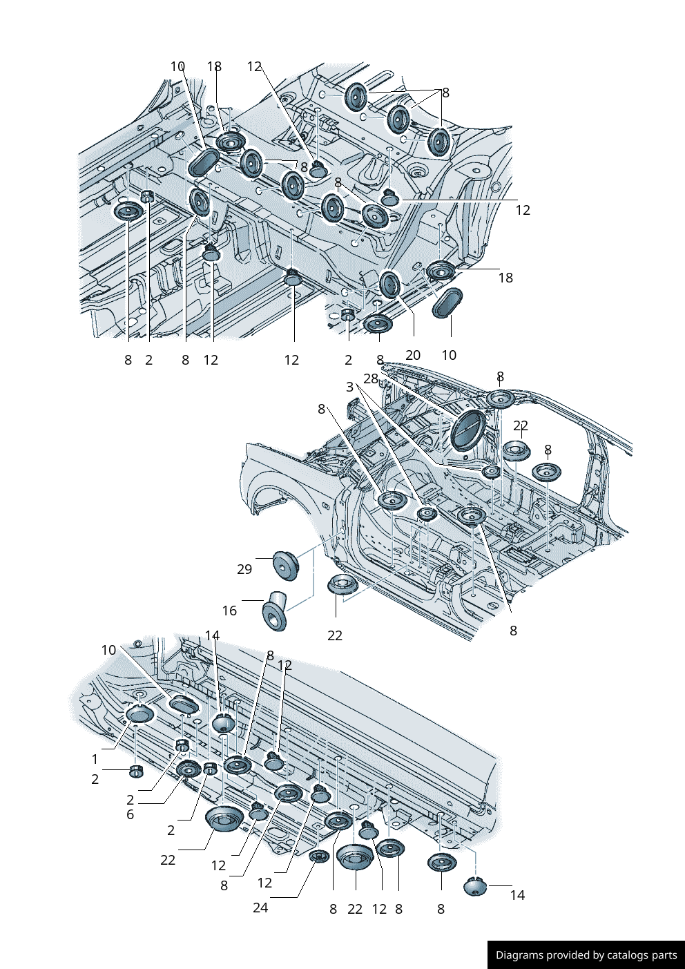 Car part diagram