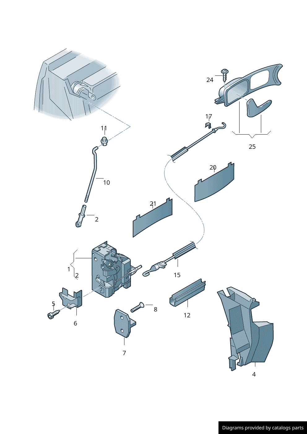 Car part diagram