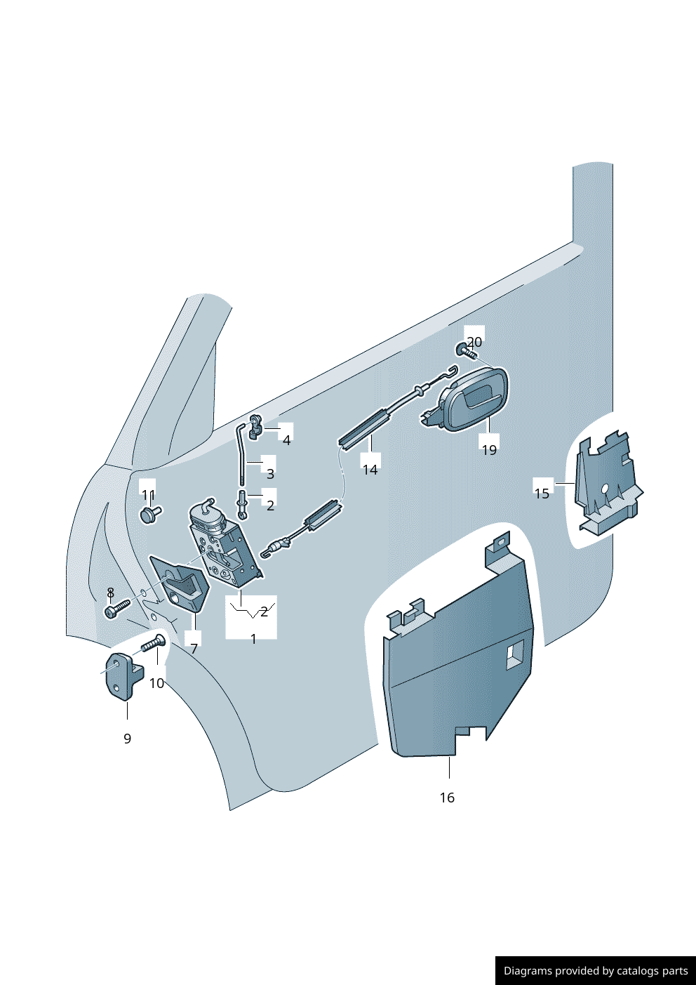 Car part diagram