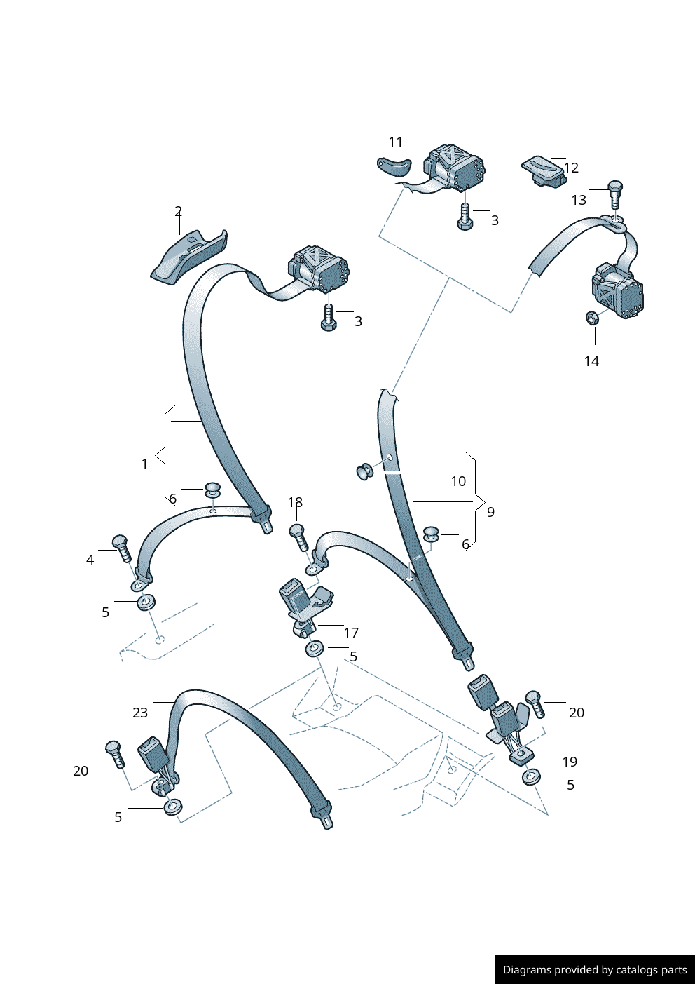 Car part diagram
