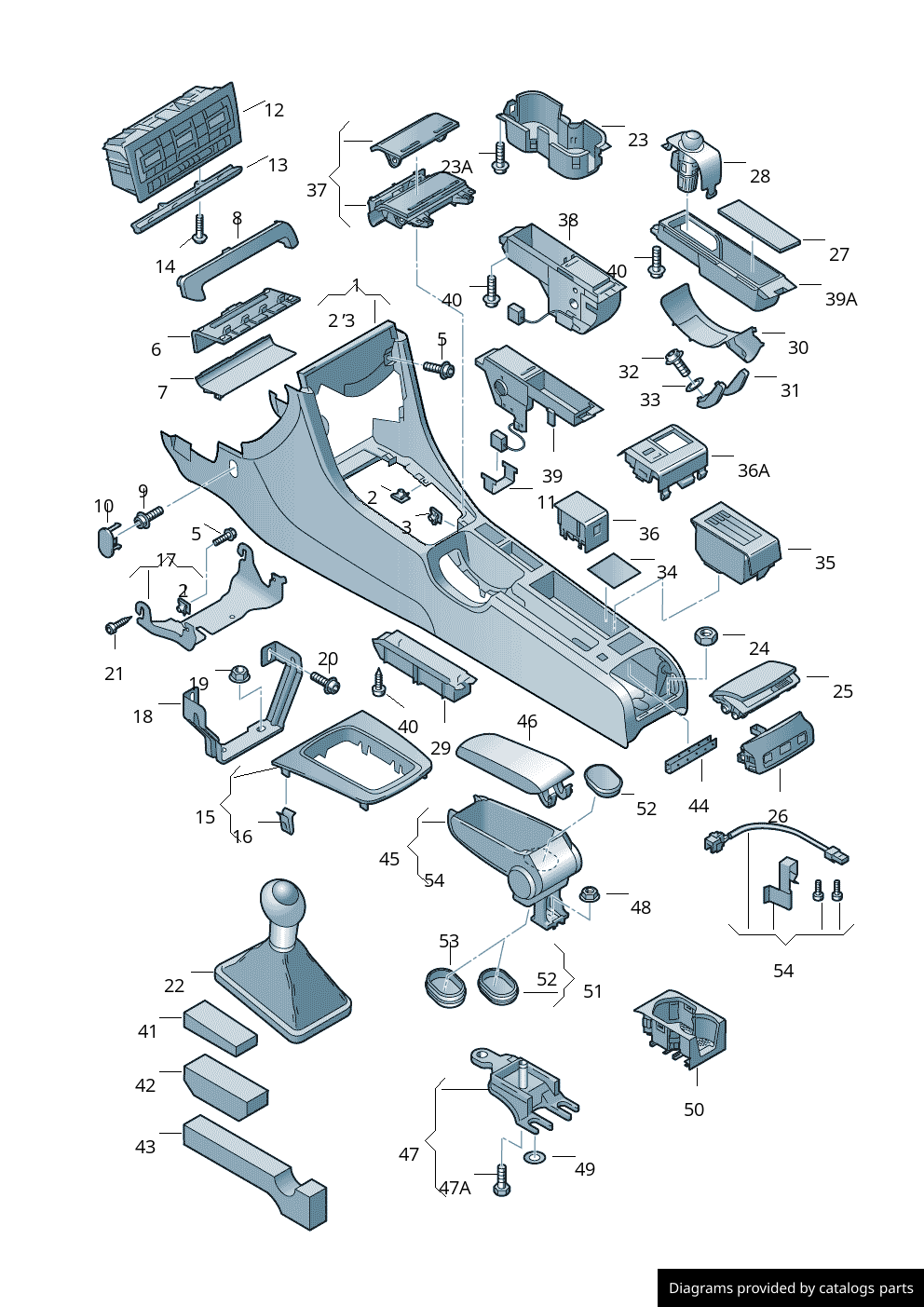 Car part diagram
