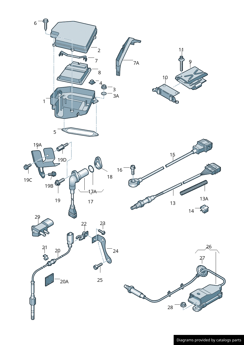 Car part diagram
