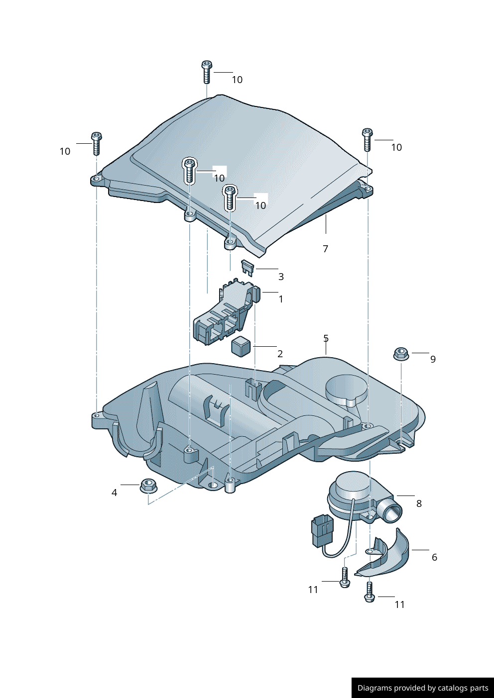 Car part diagram