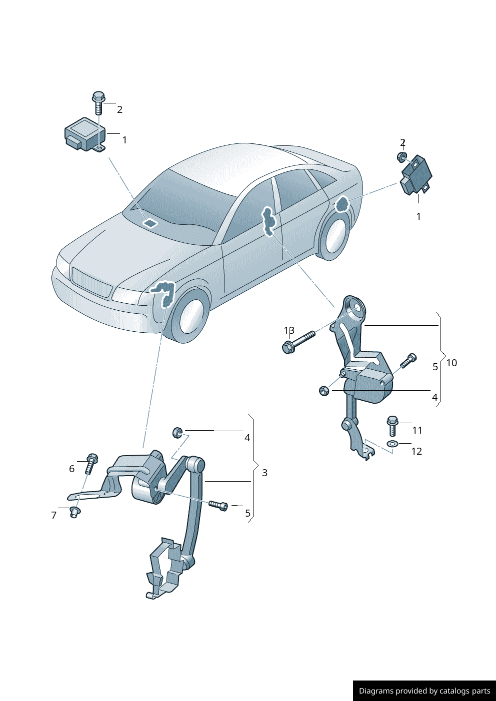 Car part diagram