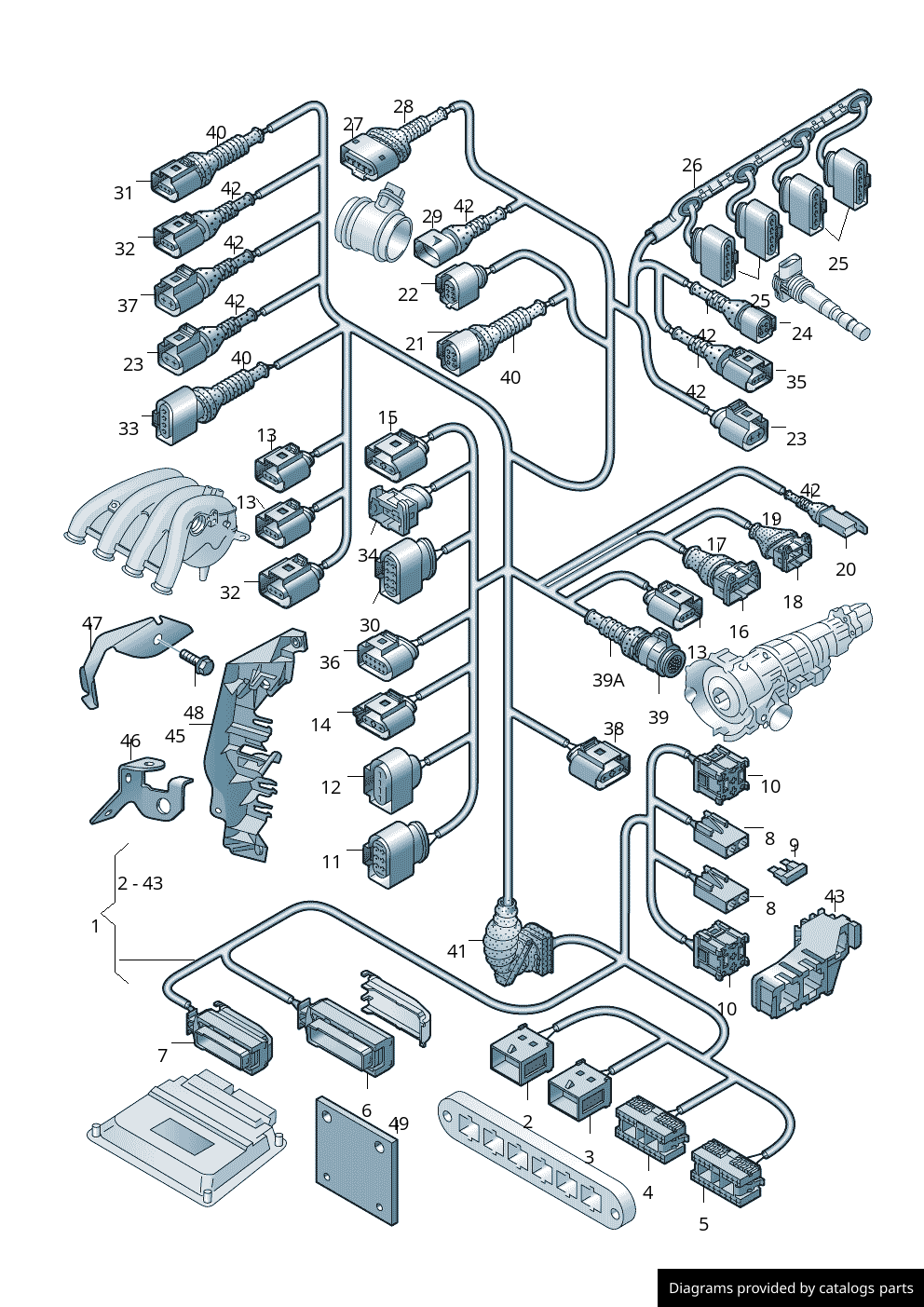 Car part diagram