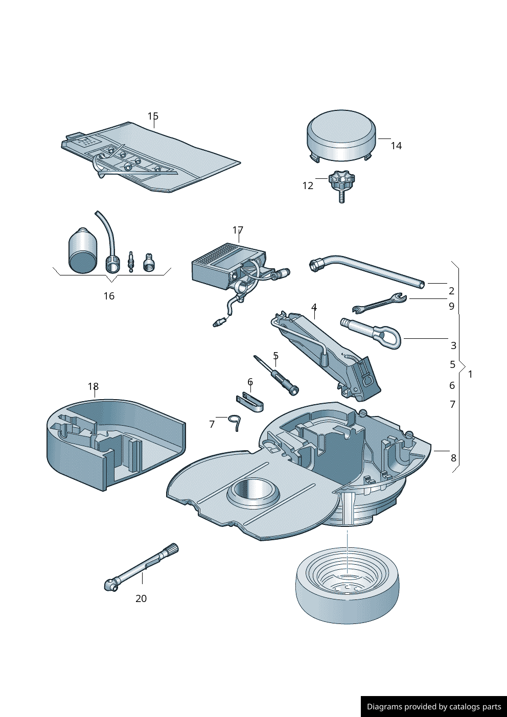 Car part diagram