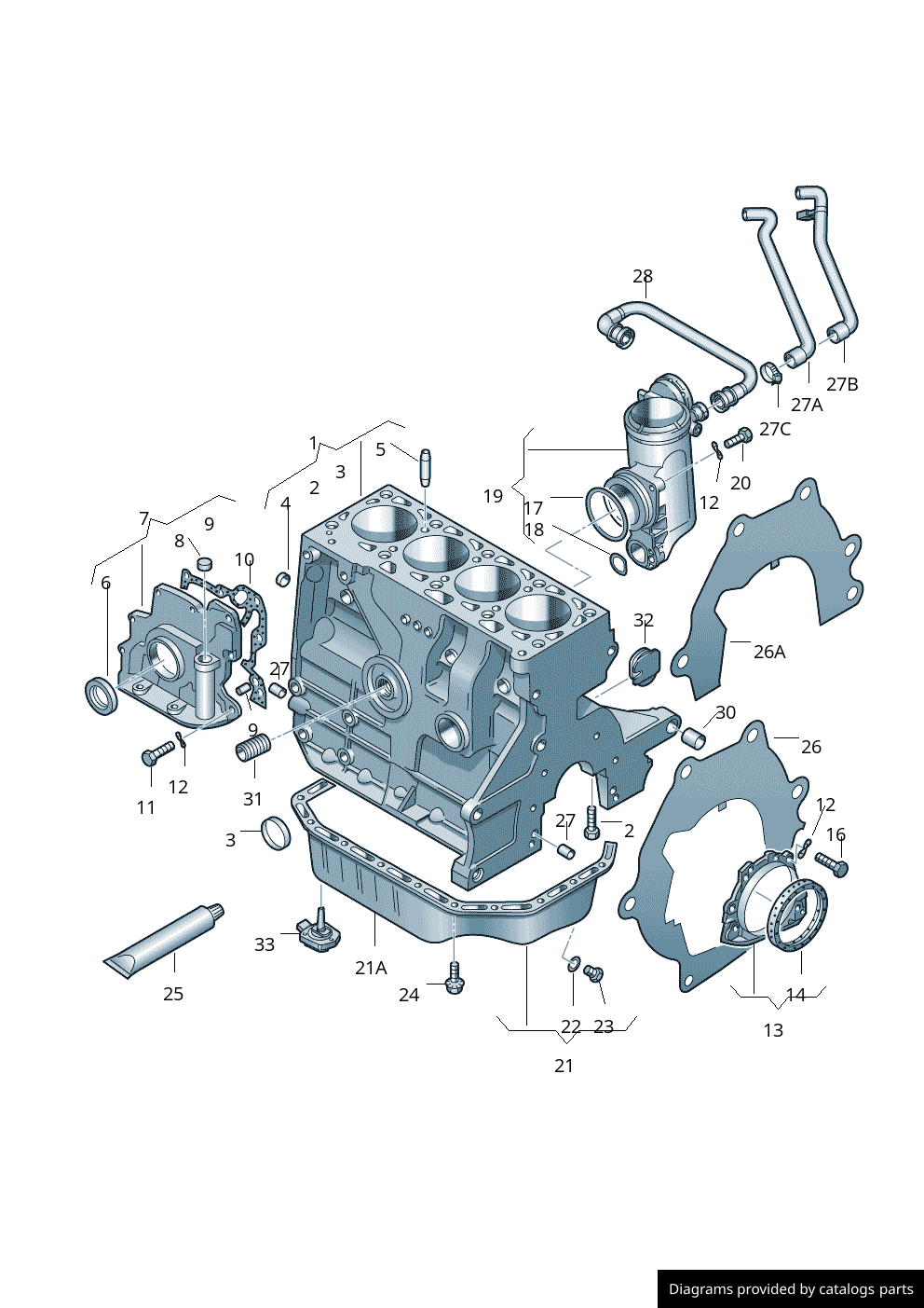 Car part diagram