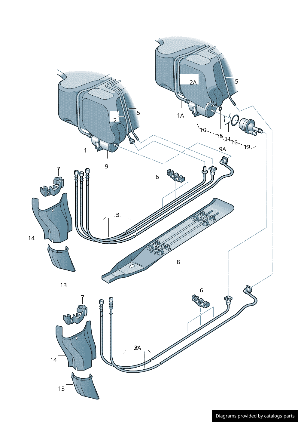 Car part diagram