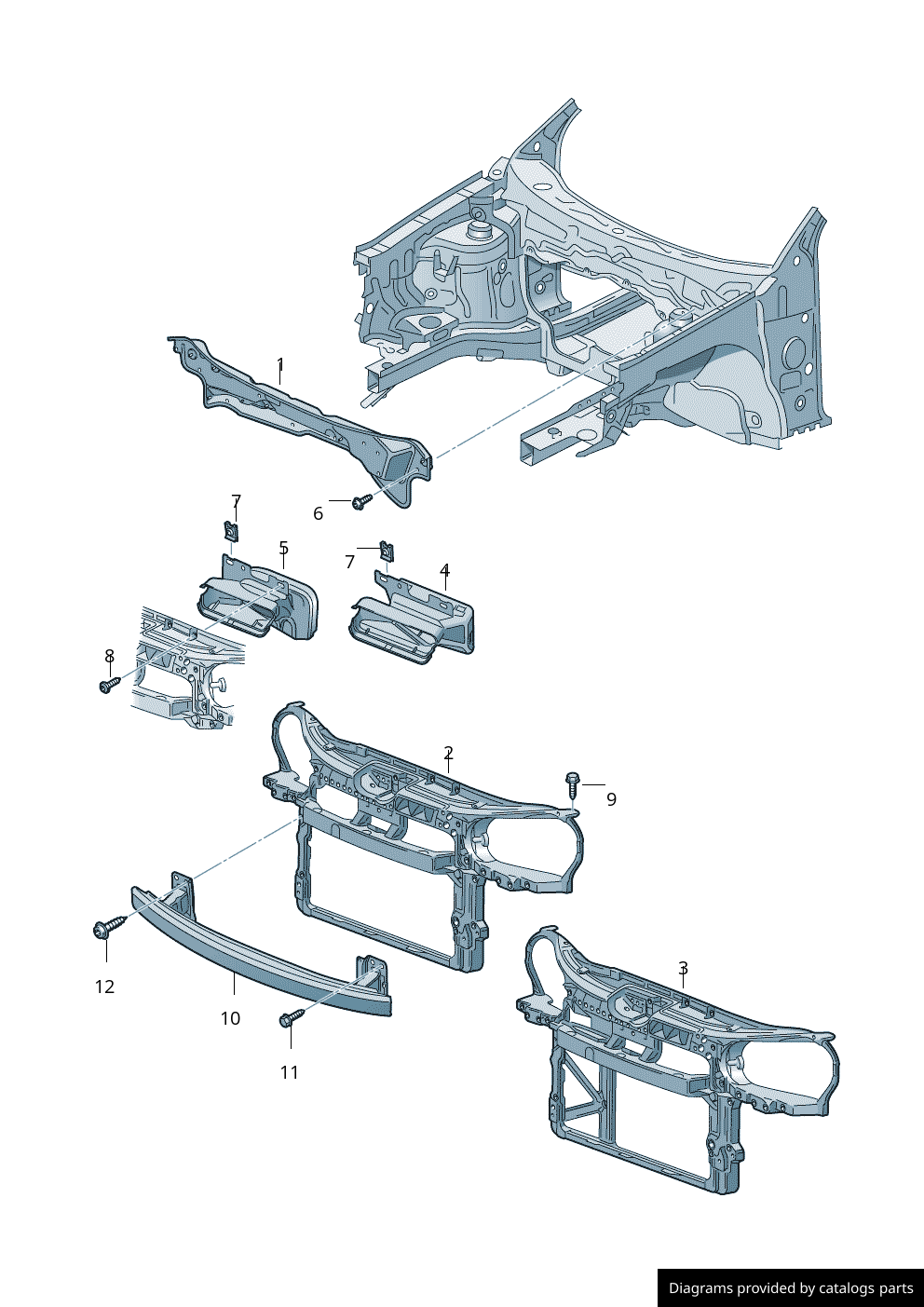 Car part diagram