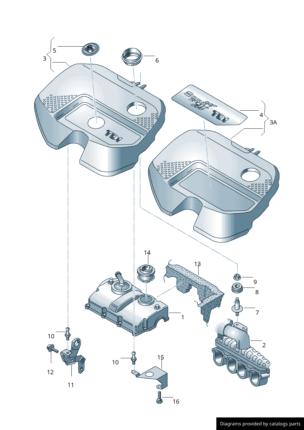 Car part diagram