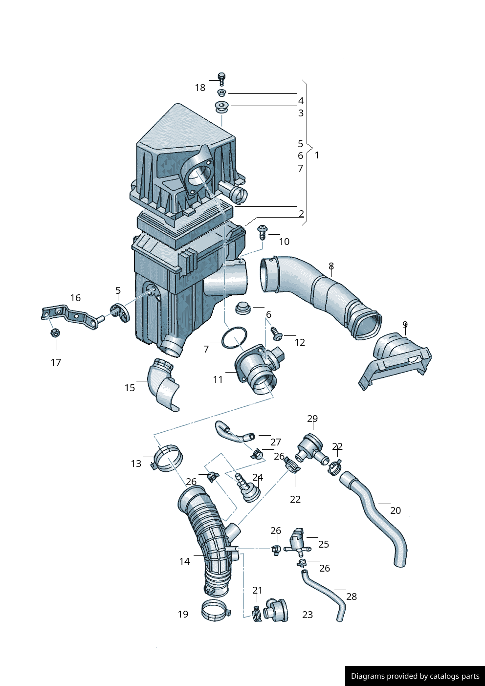 Car part diagram