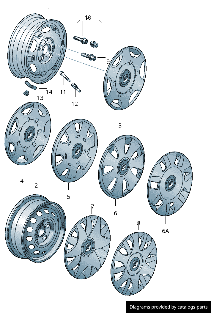 Car part diagram