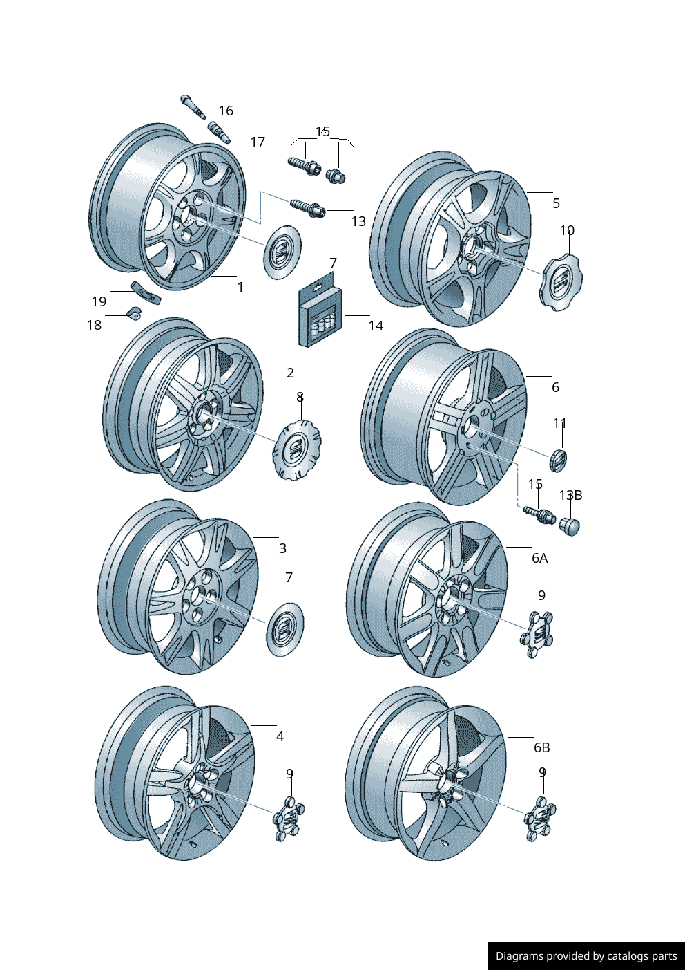 Car part diagram