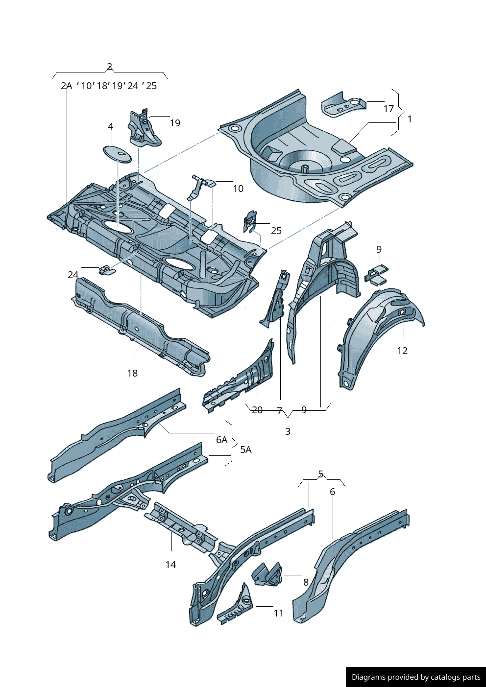 Car part diagram