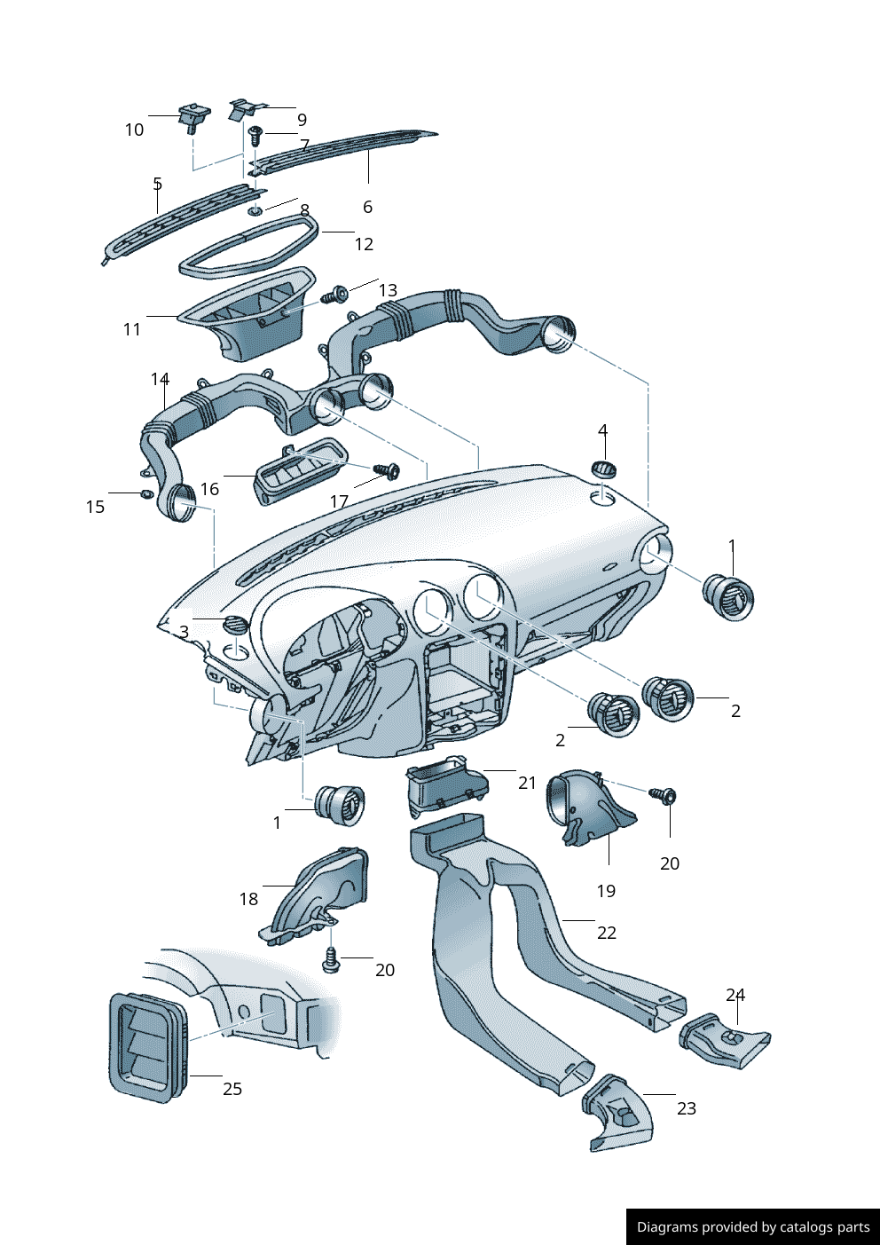 Car part diagram