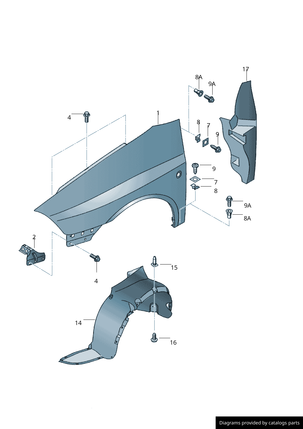 Car part diagram