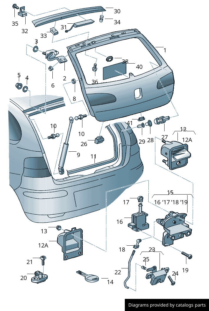 Car part diagram