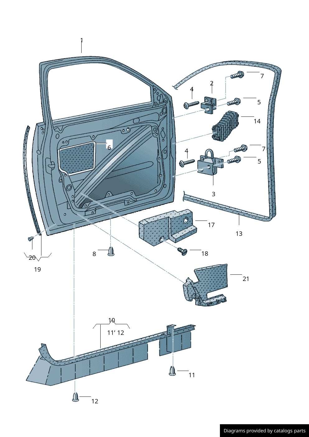 Car part diagram
