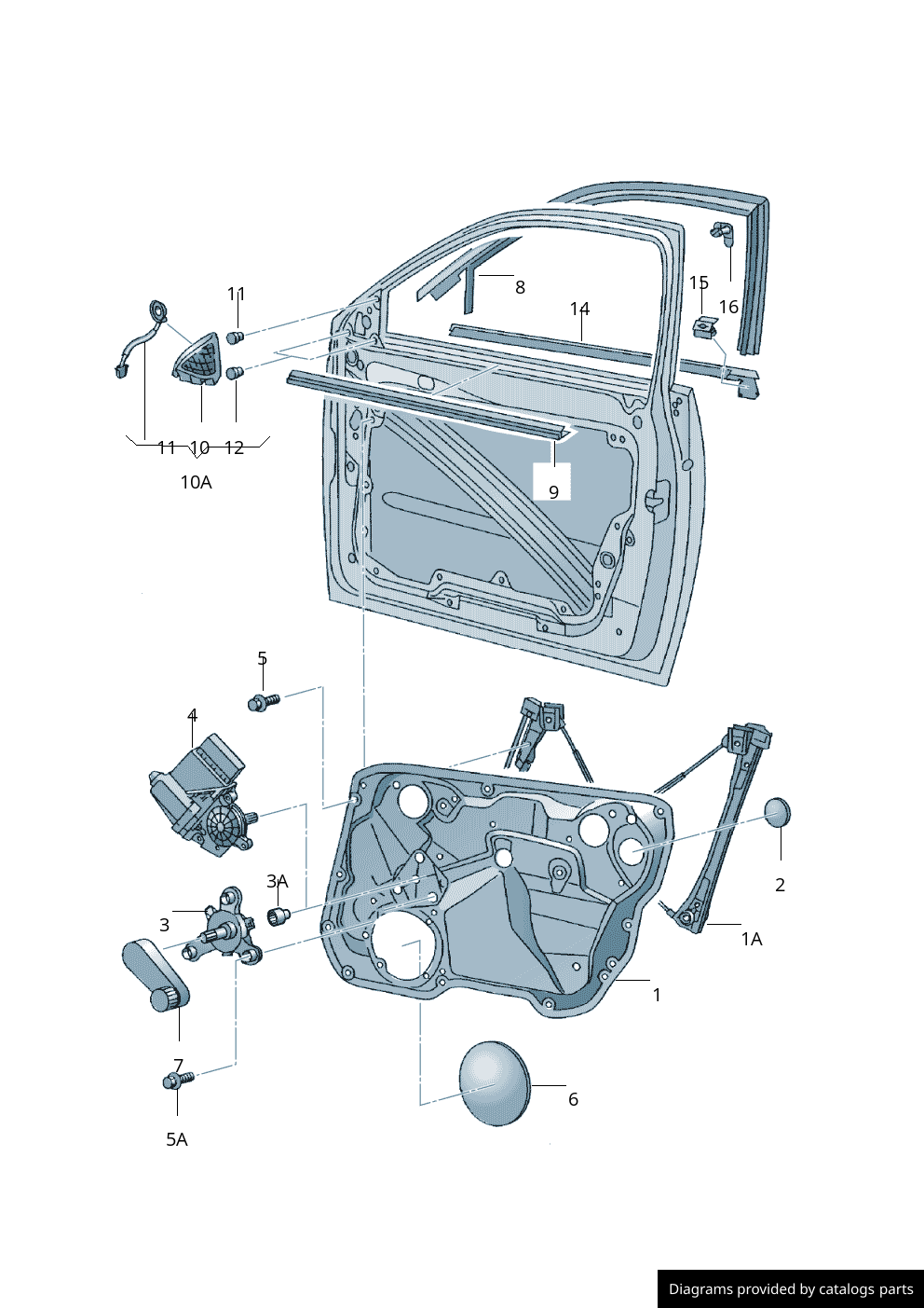 Car part diagram