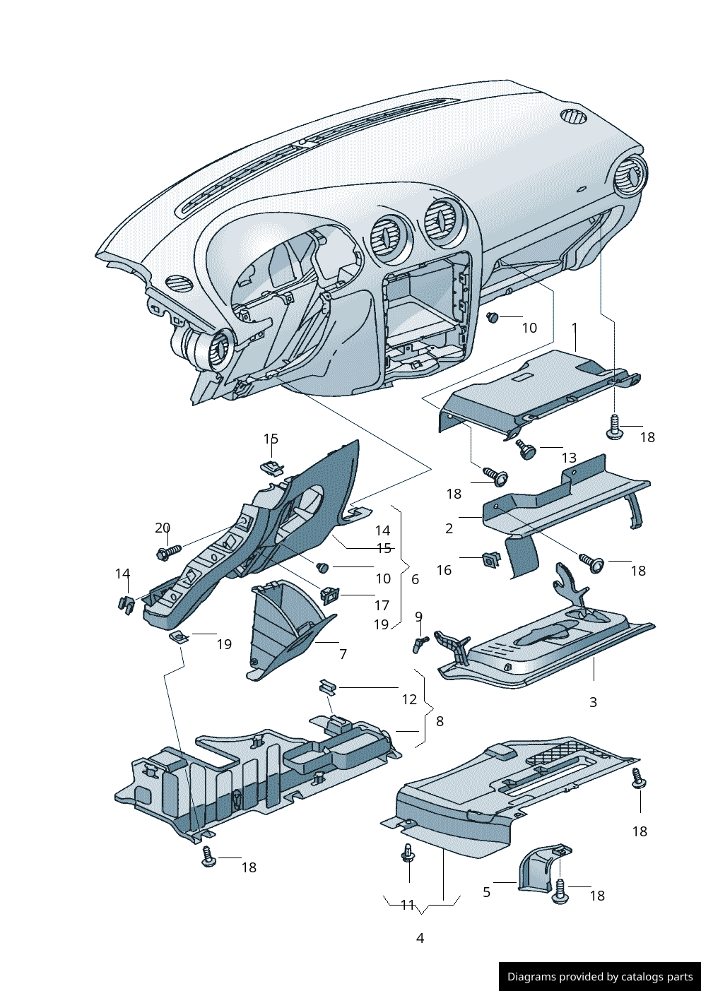 Car part diagram