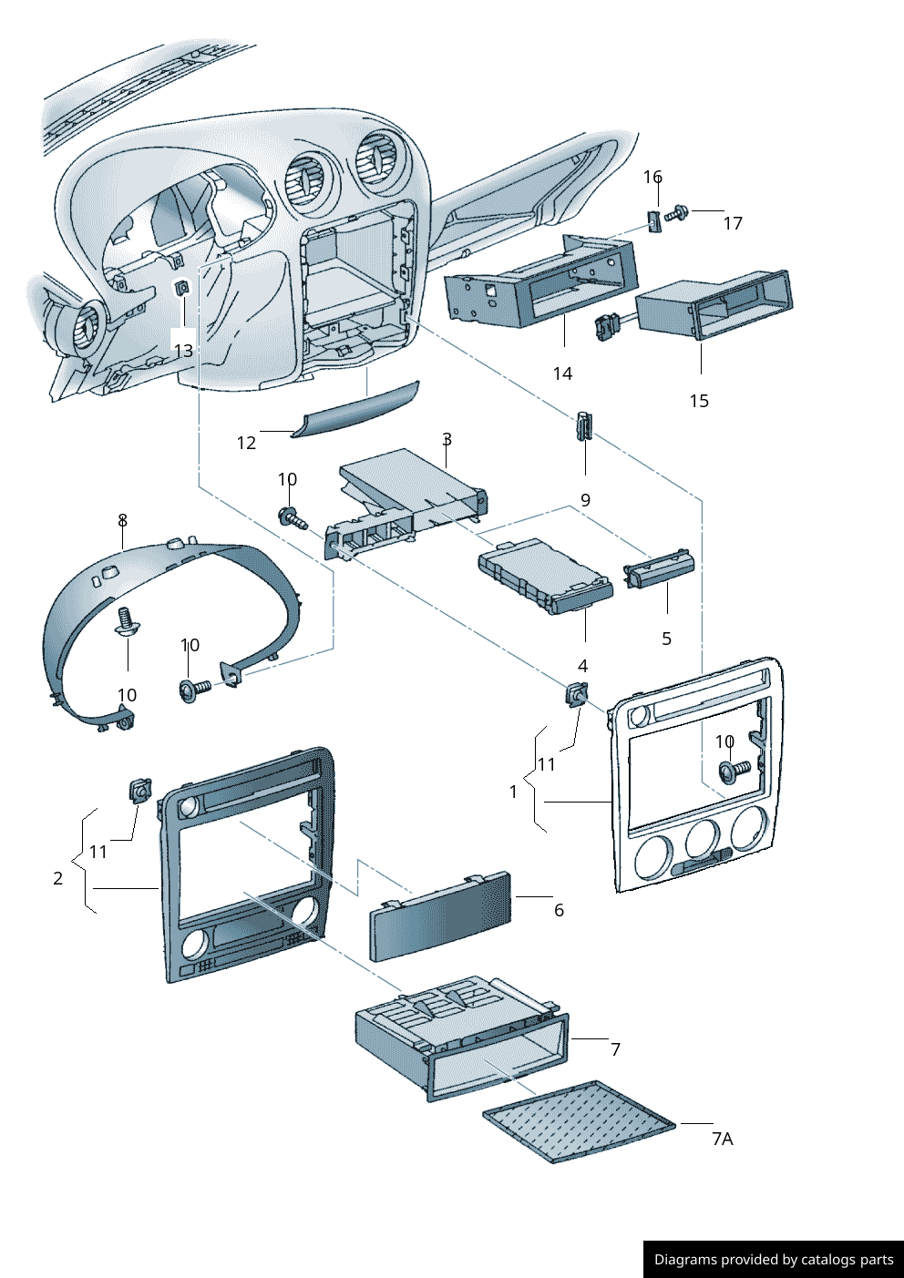 Car part diagram