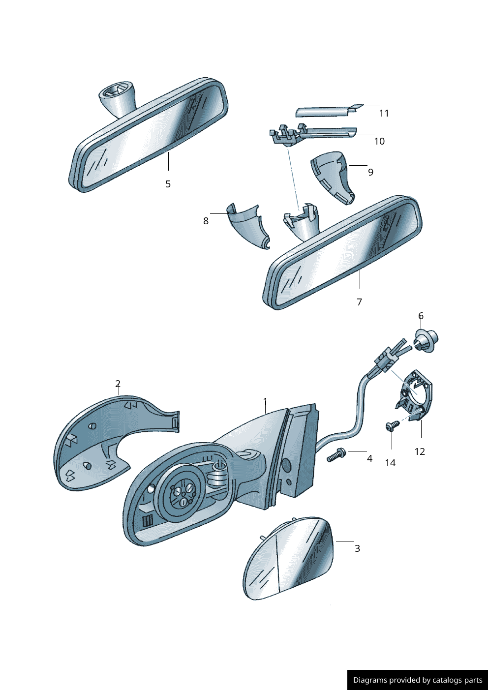 Car part diagram