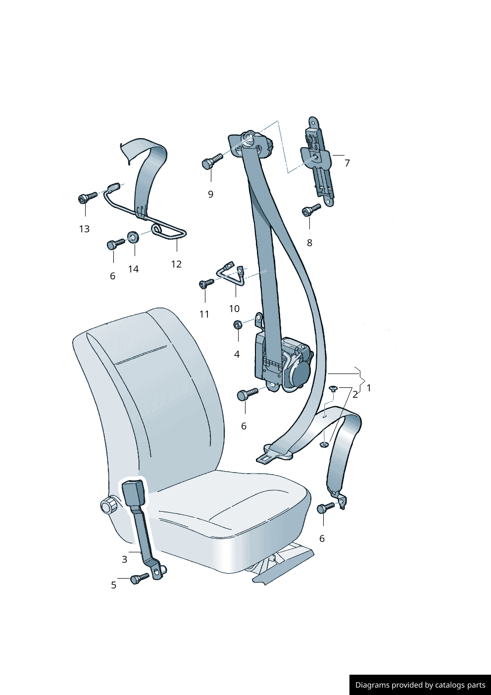 Car part diagram