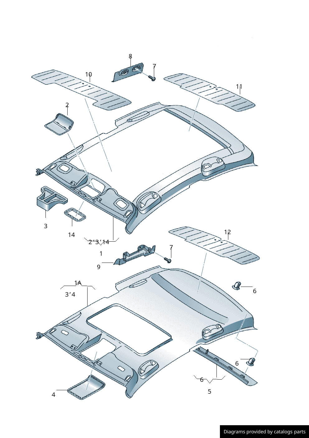 Car part diagram