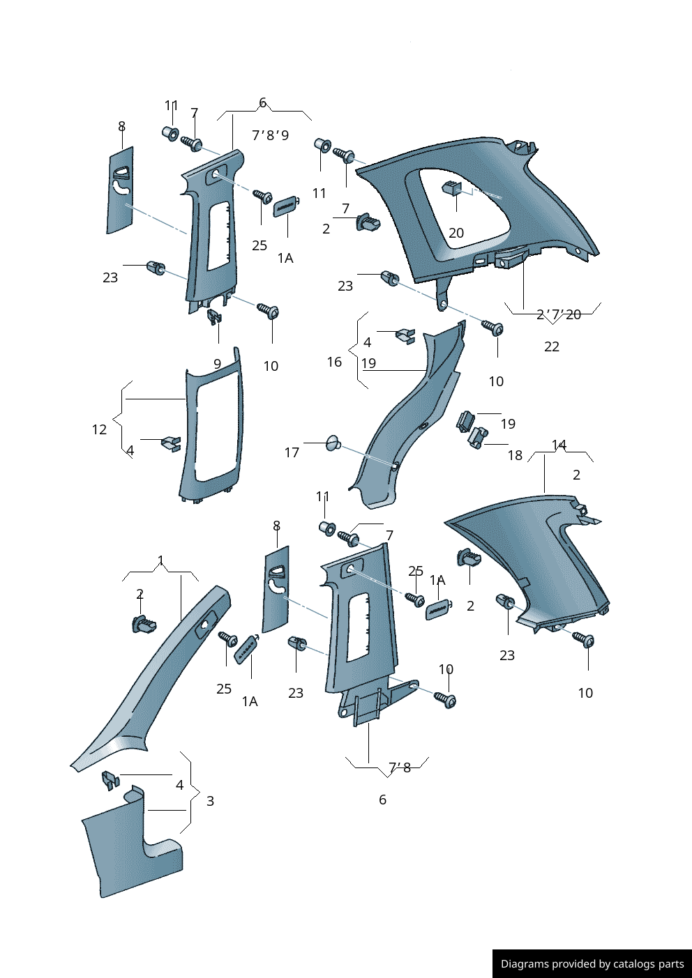 Car part diagram