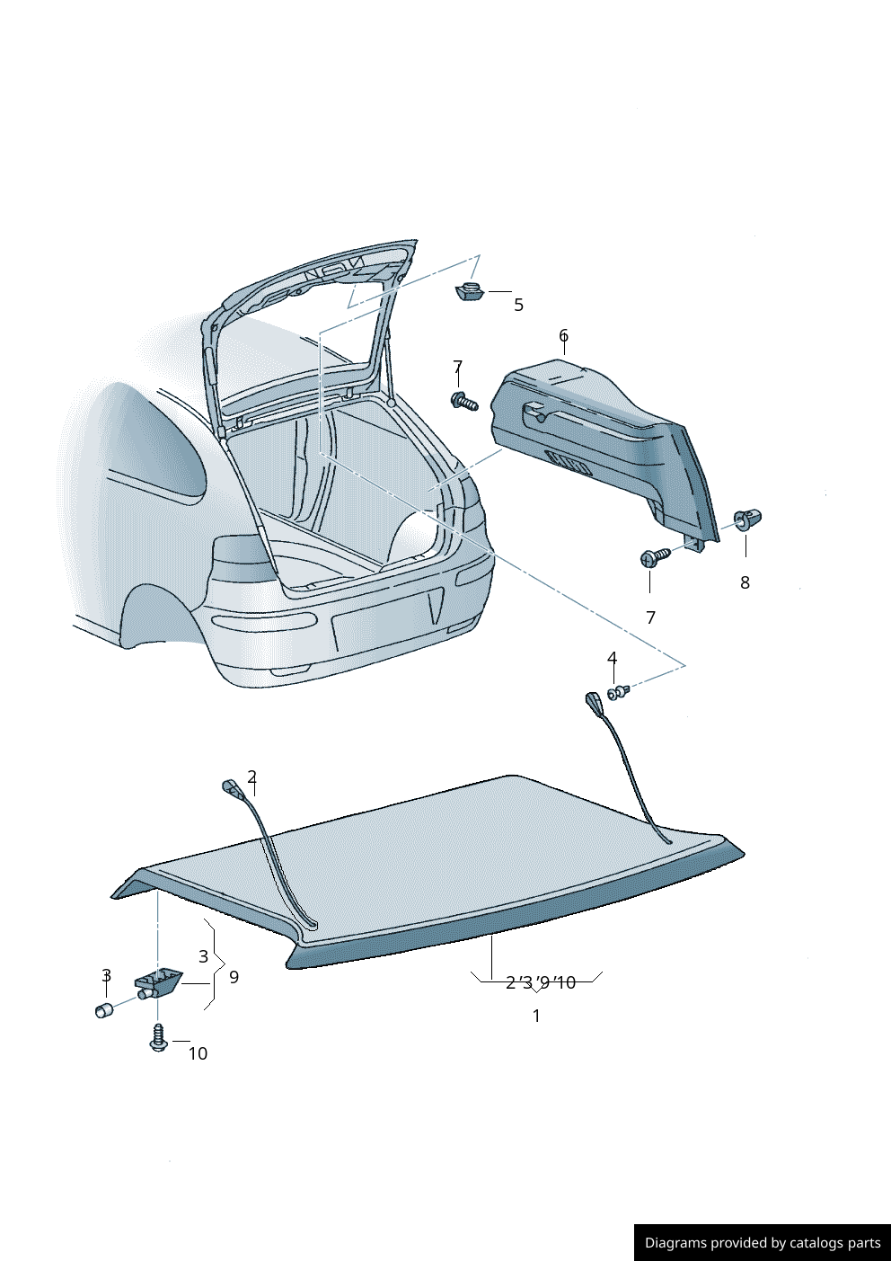 Car part diagram