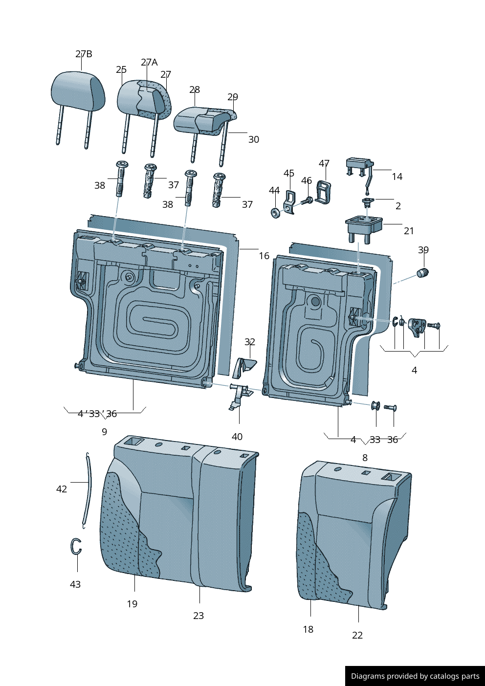 Car part diagram