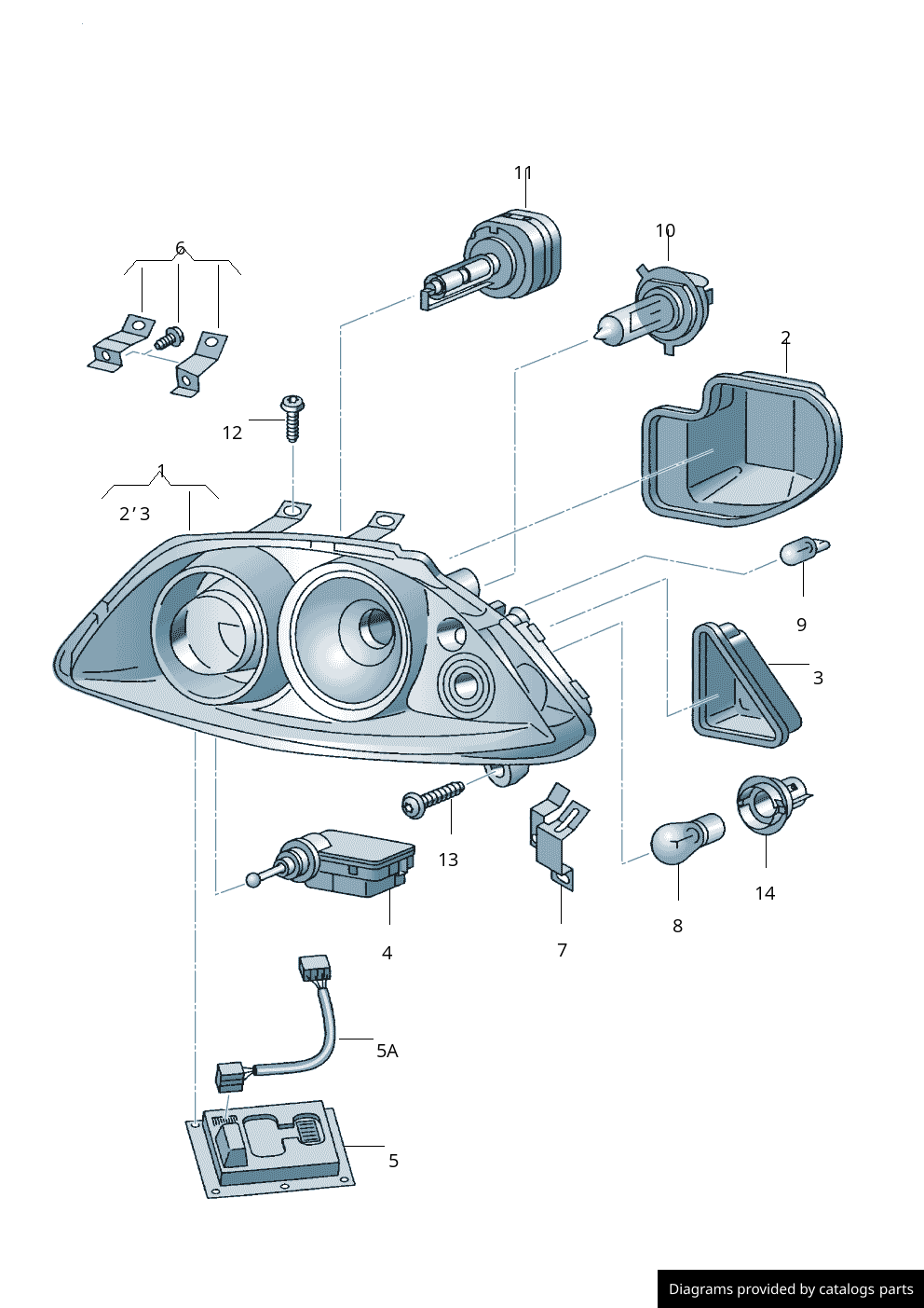 Car part diagram