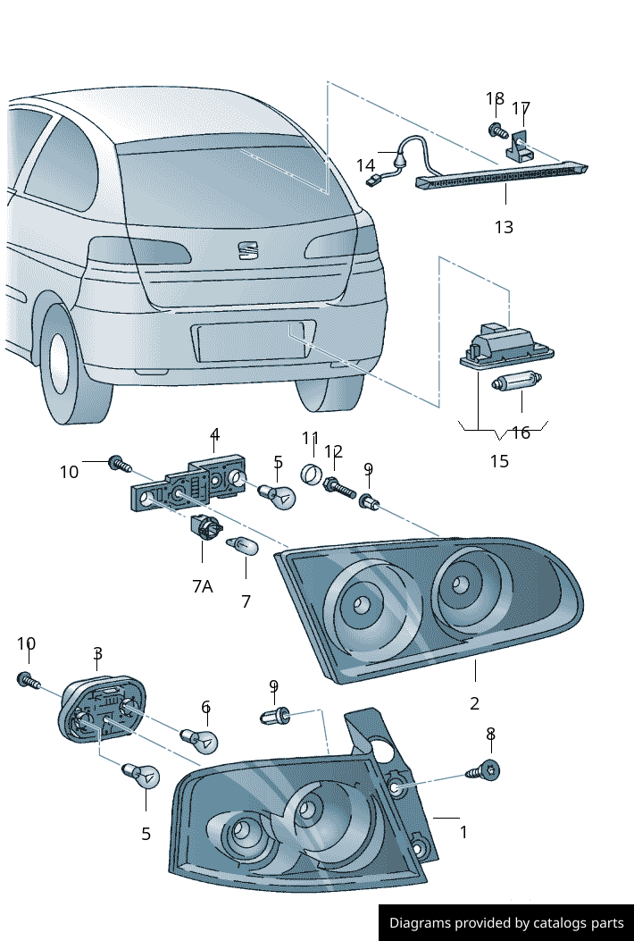 Car part diagram