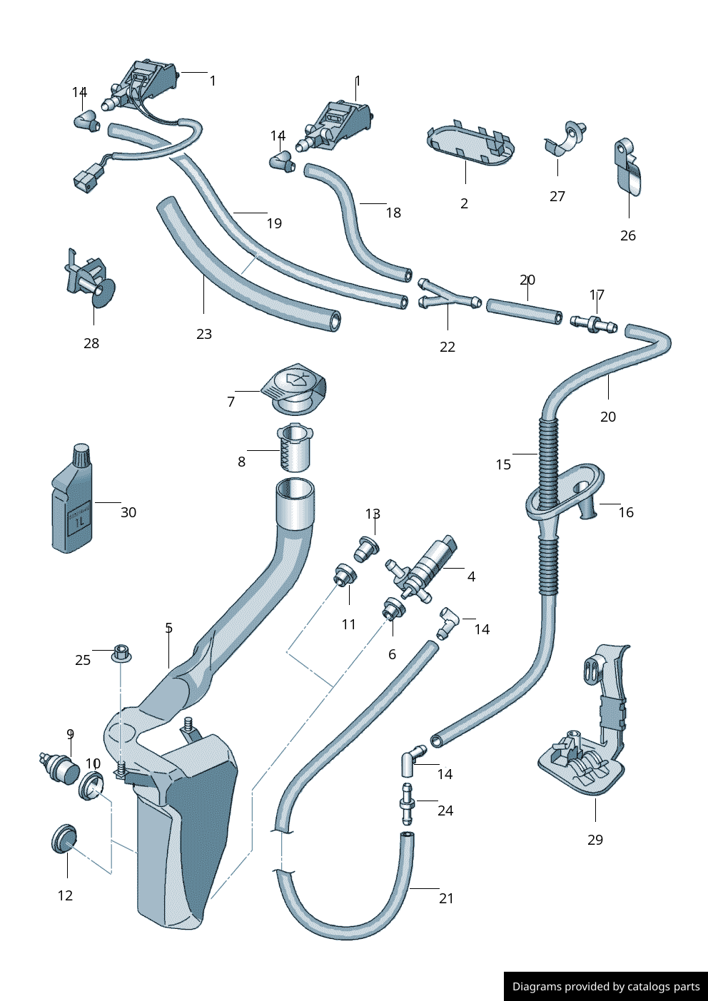Car part diagram