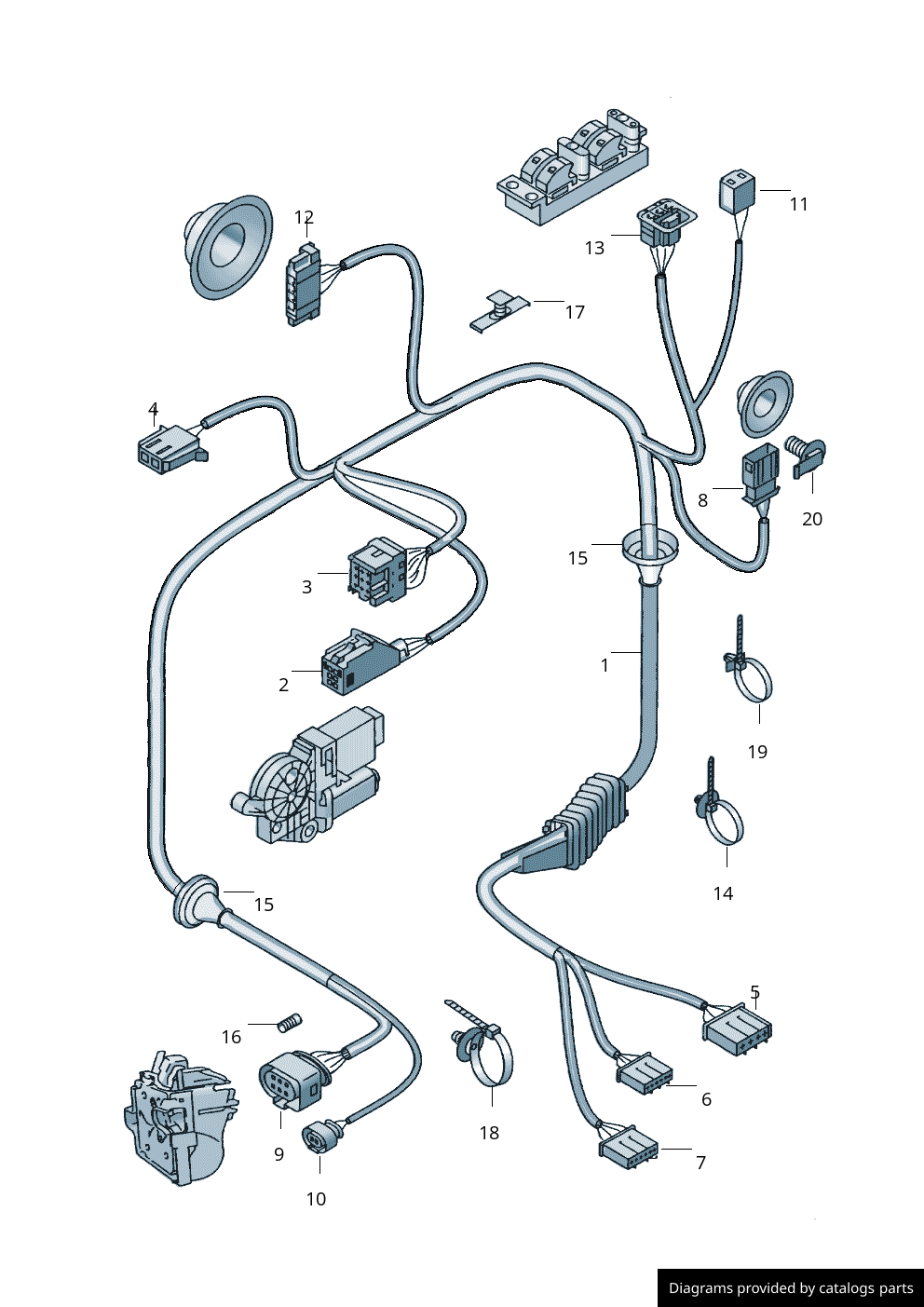 Car part diagram