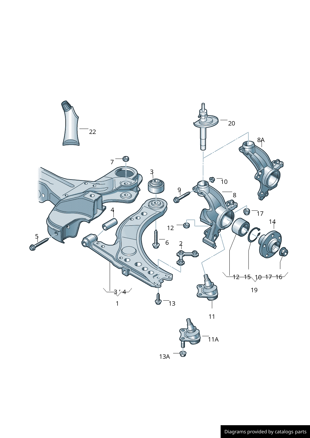 Car part diagram