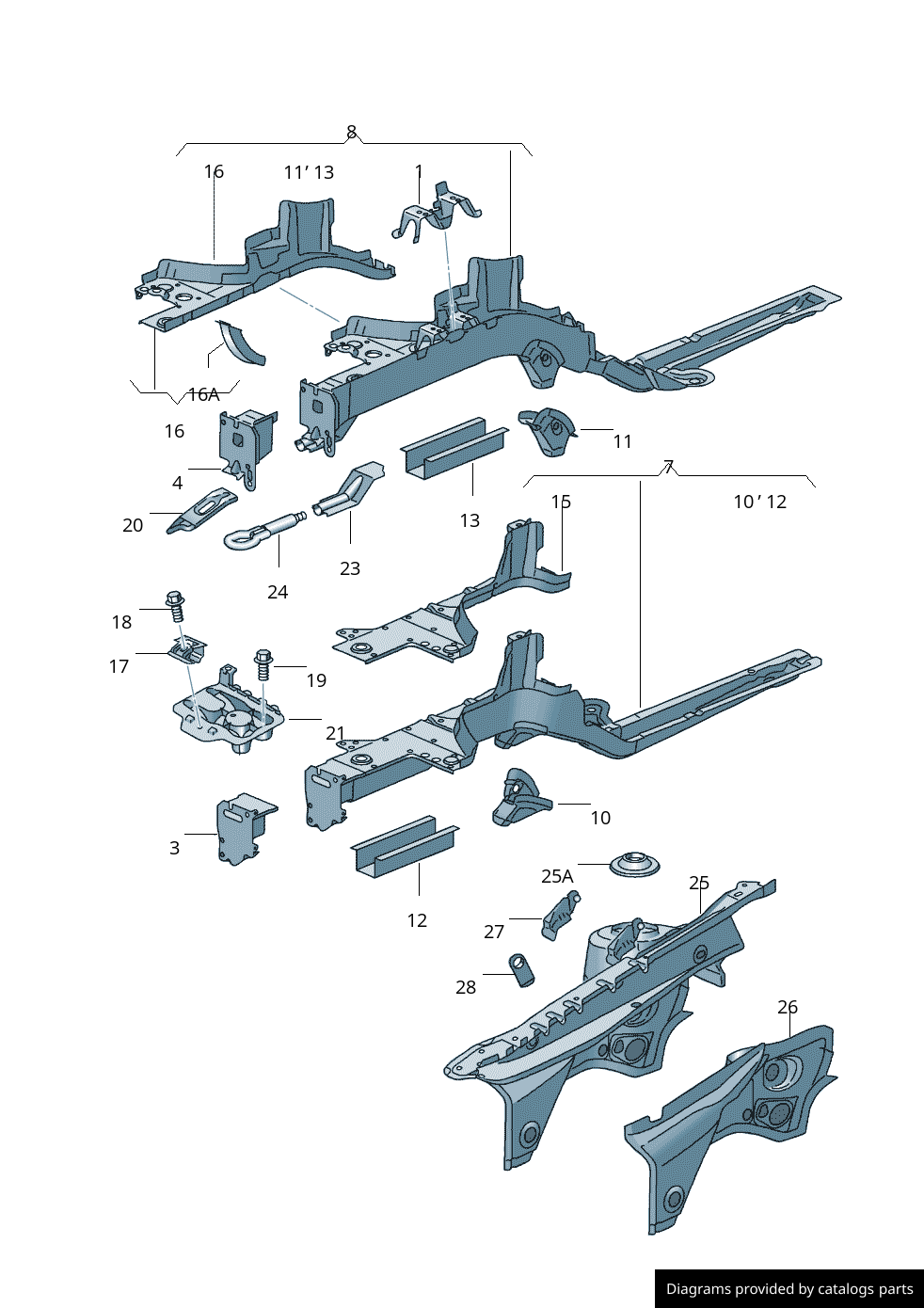 Car part diagram